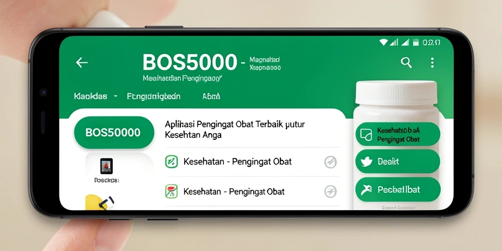 Tampilan antarmuka utama BOS5000 yang intuitif dan ramah pengguna.