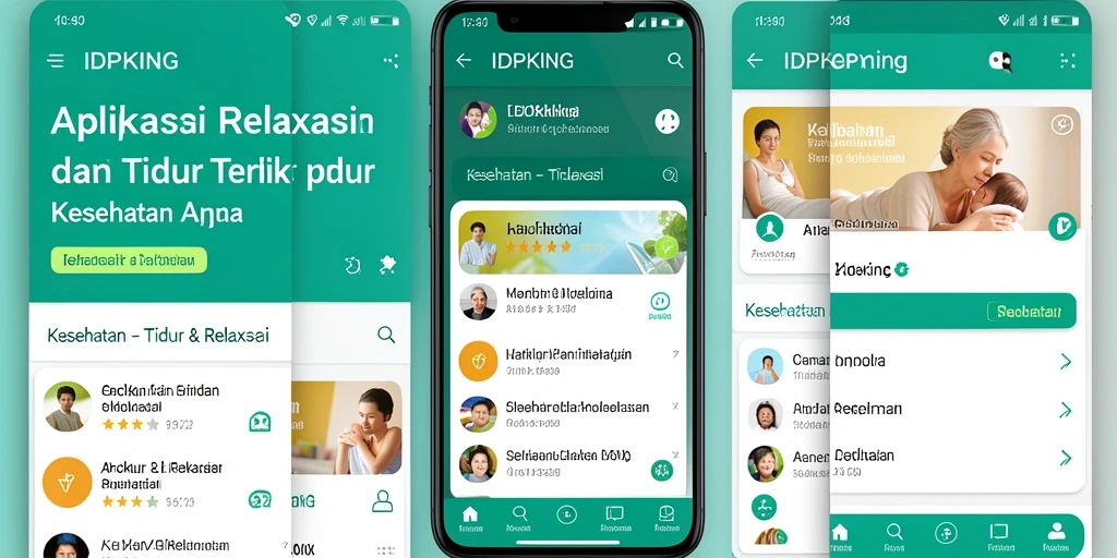 Tampilan antarmuka IDPKING yang menenangkan dan mudah digunakan.
