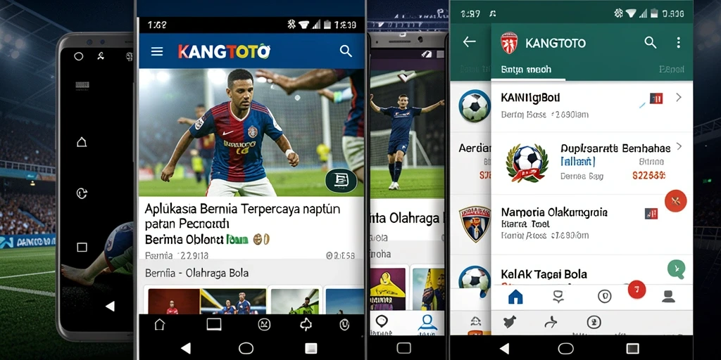 Tampilan antarmuka KANGTOTO yang modern dan informatif.